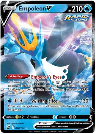 Empoleon V - 040/163 - Ultra Rare available at 401 Games Canada
