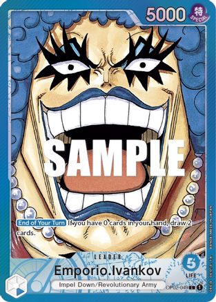 Emporio.Ivankov (Alternate Art) - OP02-049 - Leader available at 401 Games Canada