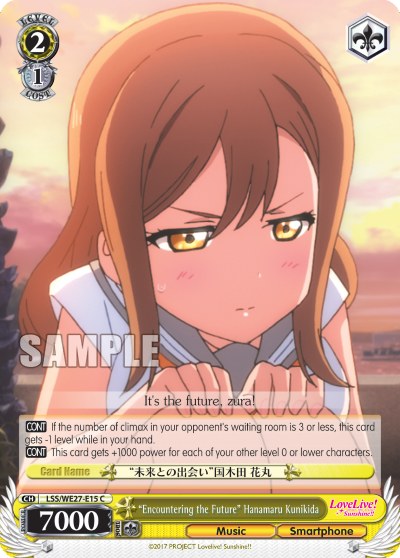 "Encountering the Future" Hanamaru Kunikida - LSS/WE27-E15 - Common (Parallel Foil) available at 401 Games Canada