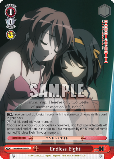 Endless Eight - SY-WE09-E19d - Common (D) (Foil) available at 401 Games Canada