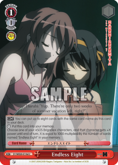 Endless Eight - SY-WE09-E19d - Common (D) available at 401 Games Canada