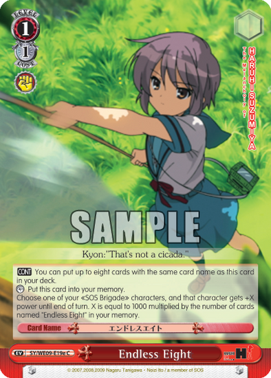 Endless Eight - SY-WE09-E19e - Common (E) (Foil) available at 401 Games Canada