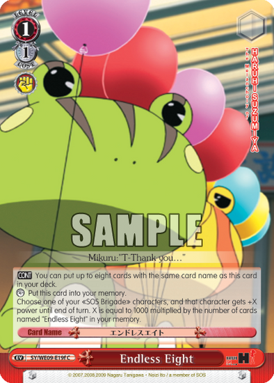 Endless Eight - SY-WE09-E19f - Common (F) (Foil) available at 401 Games Canada