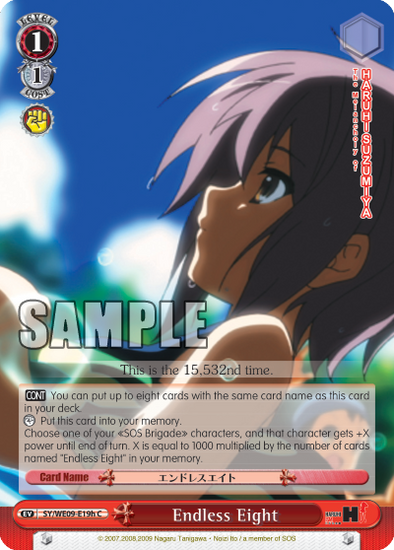 Endless Eight - SY-WE09-E19h - Common (H) (Foil) available at 401 Games Canada