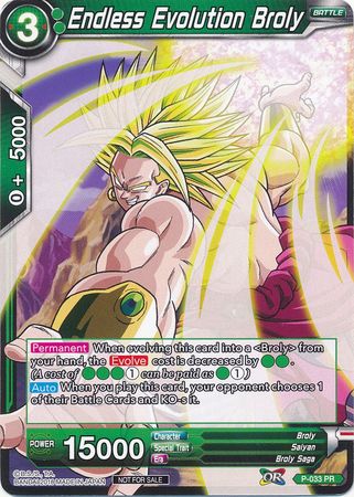 Endless Evolution Broly - P-033 - Promo (Non-Foil) available at 401 Games Canada