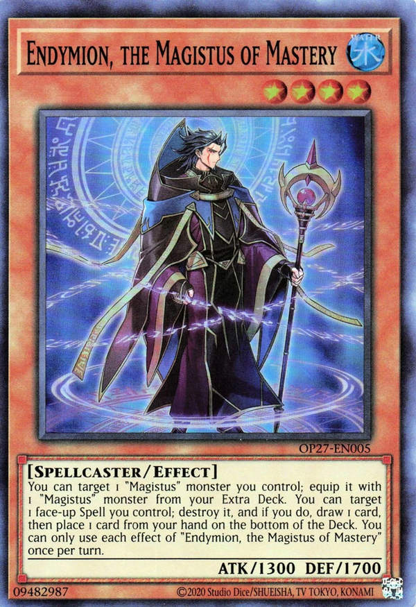Endymion, the Magistus of Mastery - OP27-EN005 - Super Rare - Unlimited