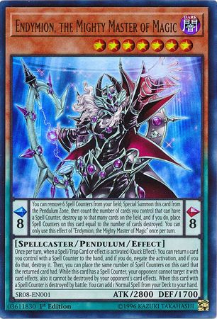 Endymion, the Mighty Master of Magic - SR08-EN001 - Ultra Rare - 1st Edition available at 401 Games Canada