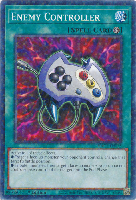 Enemy Controller - HAC1-EN025 - Duel Terminal Normal Parallel Rare available at 401 Games Canada