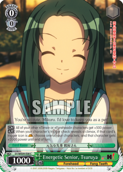 Energetic Senior, Tsuruya - SY-WE09-E08 - Common available at 401 Games Canada