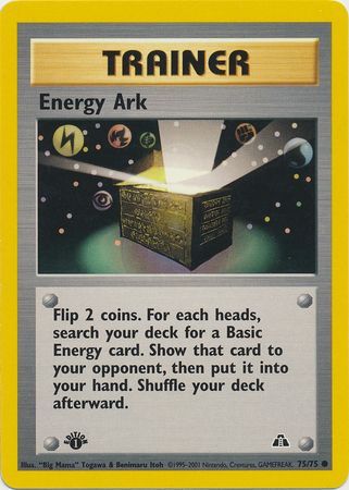 Energy Ark - 75/75 - Common - 1st Edition available at 401 Games Canada