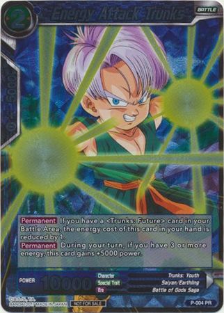 Energy Attack Trunks - P-004 - Promo (Foil) available at 401 Games Canada