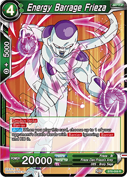 Energy Barrage Frieza - BT6-059 - Rare available at 401 Games Canada