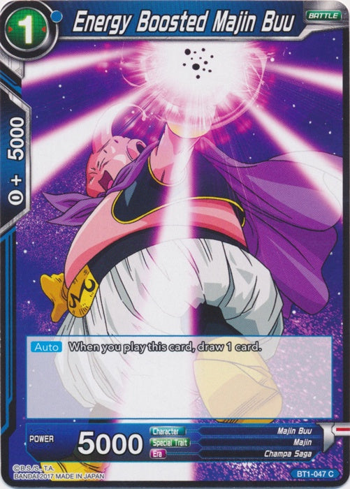 Energy Boosted Majin Buu - BT1-047 - Common available at 401 Games Canada