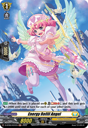 Energy Refill Angel - D-BT05/H31 - Holo Rare available at 401 Games Canada