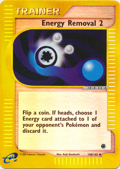 Energy Removal 2 - 140/165 - Uncommon - Reverse Holo available at 401 Games Canada