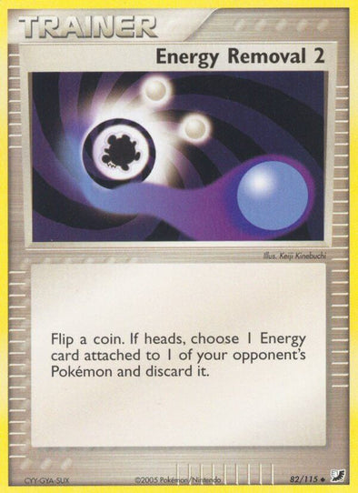 Energy Removal 2 - 82/115 - Uncommon available at 401 Games Canada