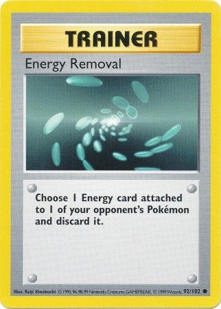 Energy Removal - 92/102 - Common - Shadowless available at 401 Games Canada