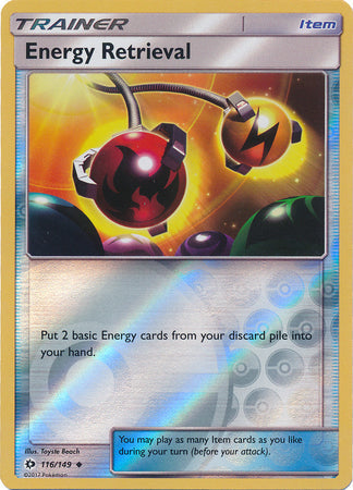 Energy Retrieval - 116/149 - Uncommon - Reverse Holo available at 401 Games Canada