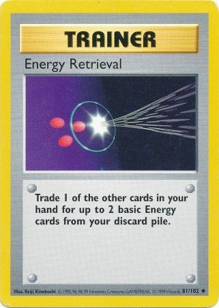 Energy Retrieval - 81/102 - Uncommon - Shadowless available at 401 Games Canada