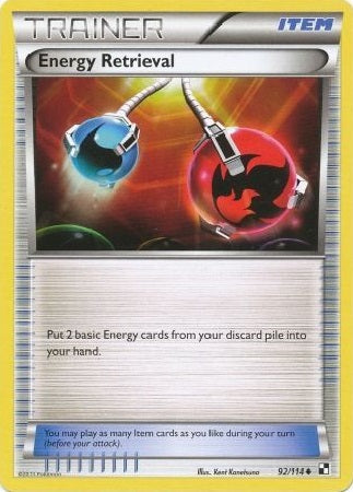 Energy Retrieval - 92/114 - Uncommon available at 401 Games Canada