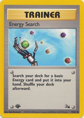 Energy Search - 59/62 - Common - 1st Edition available at 401 Games Canada