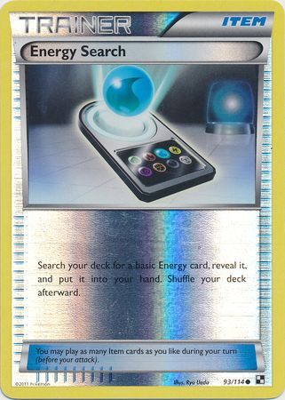 Energy Search - 93/114 - Common - Reverse Holo available at 401 Games Canada