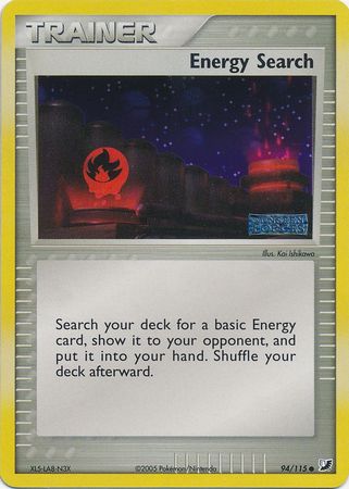 Energy Search - 94/115 - Common - Reverse Holo available at 401 Games Canada