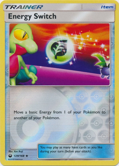 Energy Switch - 129/168 - Uncommon - Reverse Holo available at 401 Games Canada