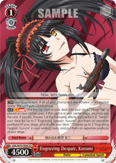 Engraving Despair, Kurumi - DAL/W79-TE06 - Trial Deck available at 401 Games Canada