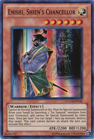 Enishi, Shien's Chancellor - LCGX-EN241 - Super Rare - Unlimited available at 401 Games Canada