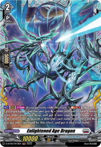 Enlightened Age Dragon - D-BT09/FR18 - Frame Rare available at 401 Games Canada