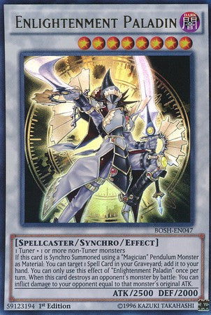 Enlightenment Paladin - BOSH-EN047 - Ultra Rare - 1st Edition available at 401 Games Canada