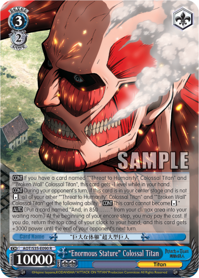 "Enormous Stature" Colossal Titan - AOT/S35-E090 - Rare available at 401 Games Canada