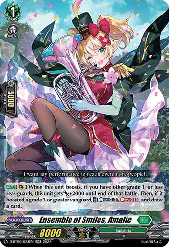 Ensemble of Smiles, Amalie - D-BT06/033 - Double Rare available at 401 Games Canada