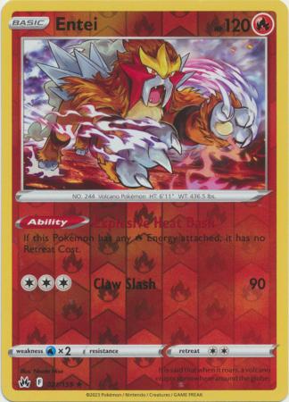 Entei - 021/159 - Holo Rare - Reverse Holo available at 401 Games Canada