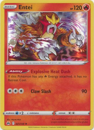 Entei - 021/159 - Holo Rare available at 401 Games Canada