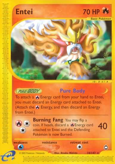 Entei - 10/147 - Rare available at 401 Games Canada