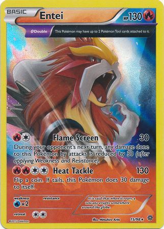 Entei - 15/98 - Holo Rare available at 401 Games Canada