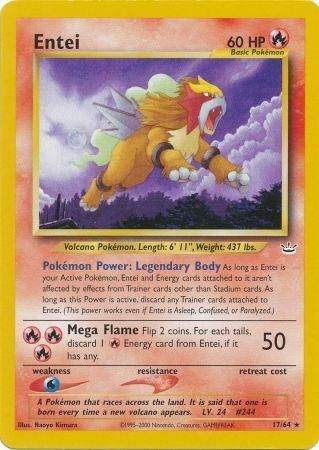 Entei - 17/64 - Rare - Unlimited available at 401 Games Canada