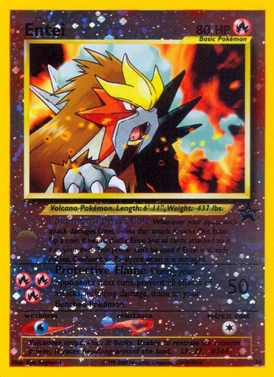 Entei - 34 - Reverse Holo Promo available at 401 Games Canada