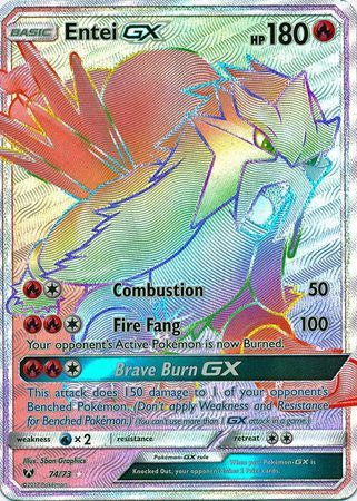 Entei GX - 74/73 - Hyper Rare available at 401 Games Canada