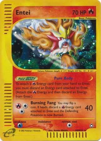 Entei - H8/H32 - Holo available at 401 Games Canada