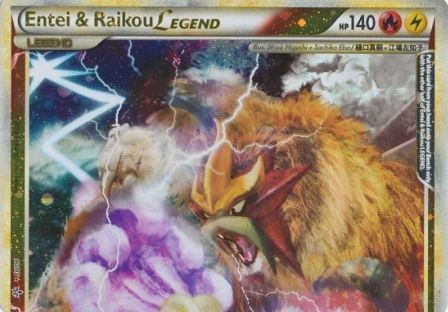 Entei & Raikou Legend (Top) - 90/95 - Ultra Rare available at 401 Games Canada
