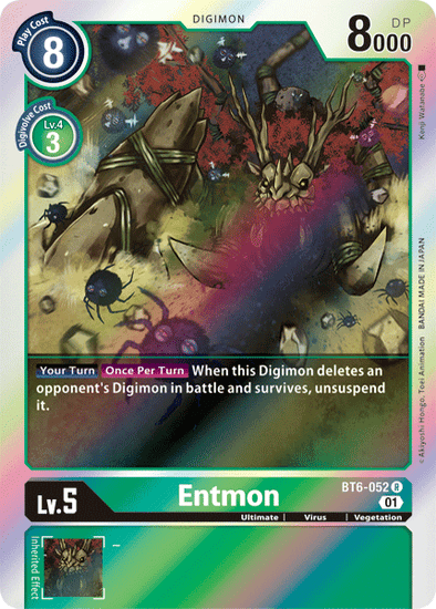 Entmon - BT6-052 - Rare available at 401 Games Canada