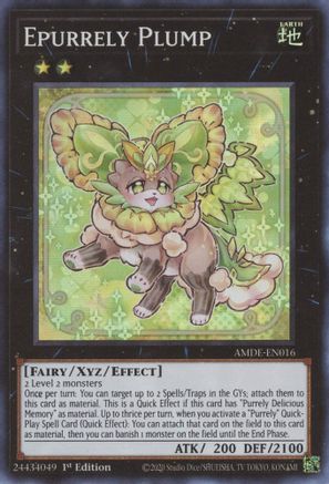 Epurrely Plump - AMDE-EN016 - Super Rare - 1st Edition available at 401 Games Canada