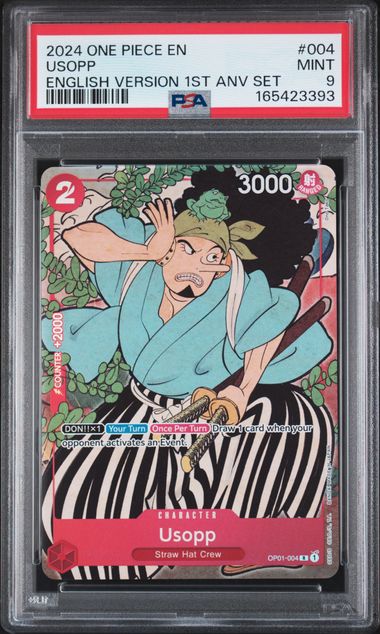 Usopp - English Version 1st Anniversary Set - MINT 9