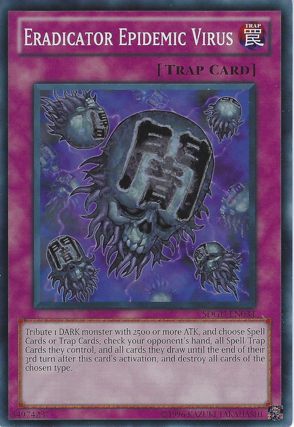 Eradicator Epidemic Virus - SDGU-EN034 - Common - Unlimited available at 401 Games Canada