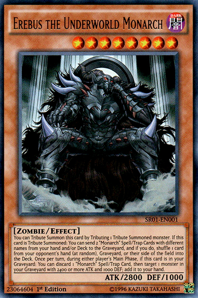 Erebus the Underworld Monarch - SR01-EN001 - Ultra Rare - 1st Edition available at 401 Games Canada