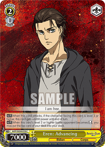 Eren: Advancing - AOT/SX04-E019 - Common available at 401 Games Canada