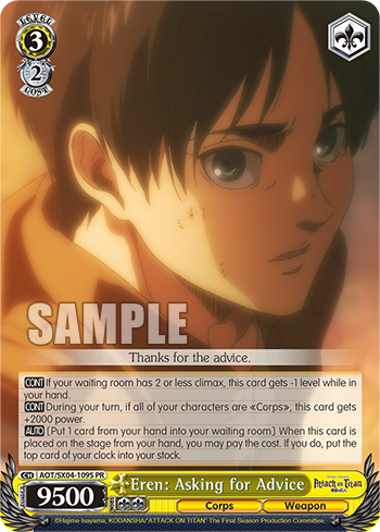 Eren: Asking for Advice - AOT/SX04-E109S - PR (Foil) available at 401 Games Canada